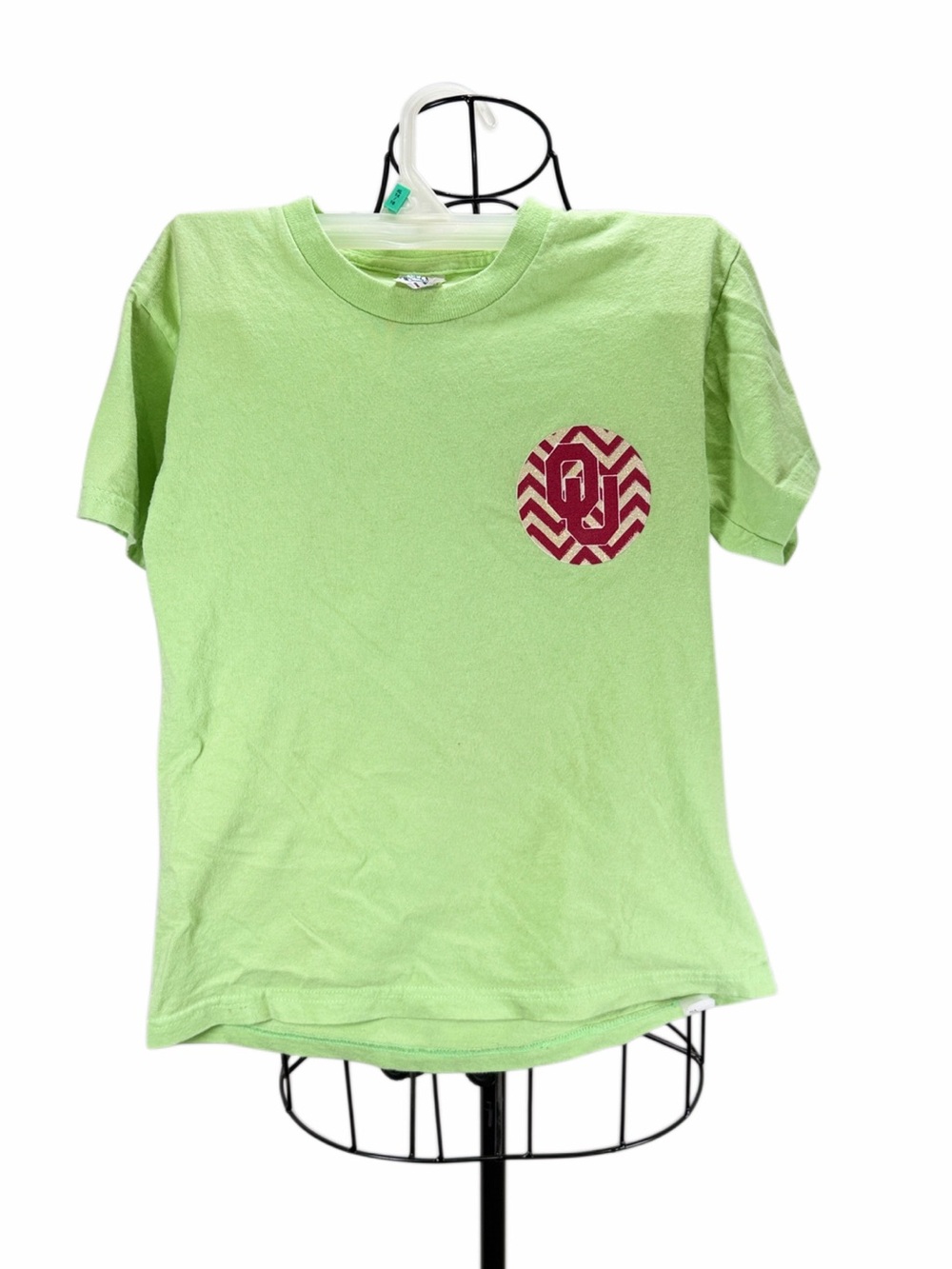 Delta Kids Light Green Tee OU Boomer Sooner Monogram